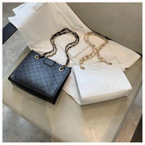 Chain Bucket Bag Wild Shoulder Tote Handbag