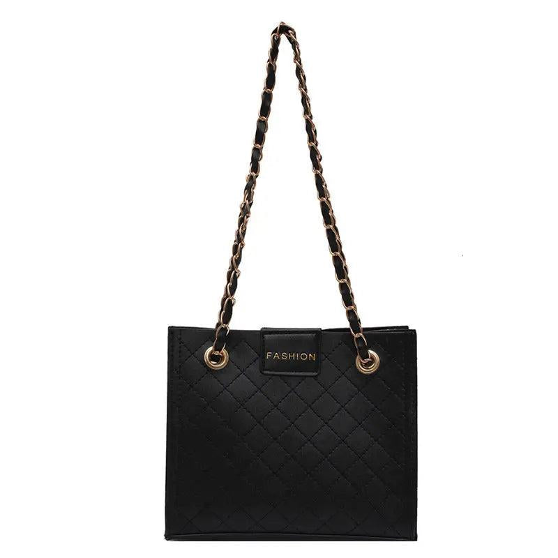Chain Bucket Bag Wild Shoulder Tote Handbag