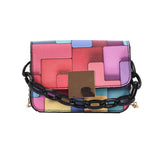 Hot Rainbow Bag Ins Female Handbag Shoulder Messenger Bag