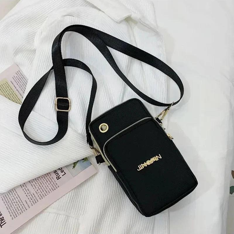 Waterproof Nylon Crossbody Phone Purse for Women