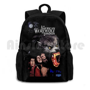 Werewolf Outdoor Hiking Backpack 80s Horror Movies
