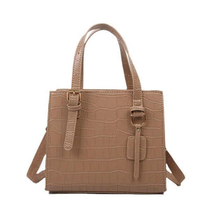 Stone Pattern Large-capacity Messenger Bag for Women