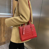 Stone Pattern Large-capacity Messenger Bag for Women