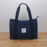 Women Letter Printing Canvas Shopping Tote Bag