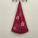 Large Capacity Shoulder Bag for Women - Knitting Holes Handbag Tote Bag