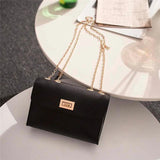 Small Square Bag Chain Messenger Bag Solid Shoulder Bag