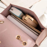 Small Square Bag Chain Messenger Bag Solid Shoulder Bag