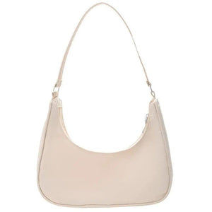 Casual Woman Small Nylon Half Moon Women Shoulder Bags Handbag