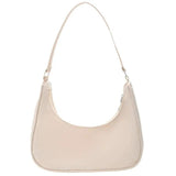 Casual Woman Small Nylon Half Moon Women Shoulder Bags Handbag