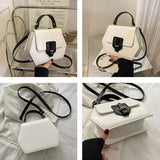 Flap Shoulder Bags for Women PU Leather Totes Bag Small Crossbody Handbag