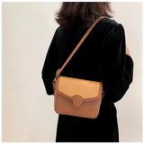 Vintage Flap Shoulder Bag Small Crossbody Handbag Purse