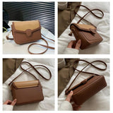 Vintage Flap Shoulder Bag Small Crossbody Handbag Purse