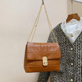 Women's PU Leather Shoulder Bag Small Crossbody Handbag