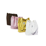 Women's Flannel Handbag - Large Capacity Shopping Tote