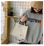 Canvas Corduroy Crossbody Shoulder Bags for Women Girls Purse Handbag