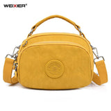 Women Shoulder Bag Casual Tote Outdoor Canvas Handbag Zipper Messenger Crossbody