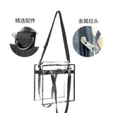 Waterproof Transparent Shoulder Bag Beach Handbag Large Clear Tote Bag