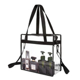 Waterproof Transparent Shoulder Bag Beach Handbag Large Clear Tote Bag