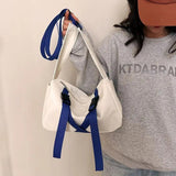 Nylon Crossbody Bag for Women Men Shoulder Messenger Pouch Canvas Satchel