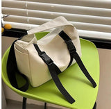 Nylon Crossbody Bag for Women Men Shoulder Messenger Pouch Canvas Satchel