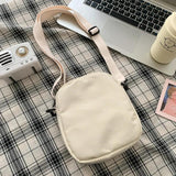 Canvas Crossbody Bags for Women Small Shoulder Bag Handbag Zipper Mini Messenger