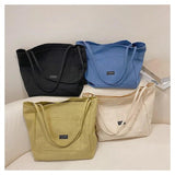 Retro Canvas Handbag Women's Totes Shoulder Bag Large Capacity Crossbody Satchel