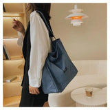 Retro Canvas Handbag Women's Totes Shoulder Bag Large Capacity Crossbody Satchel
