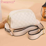 Cowhide Leather Crossbody Sling Bag Multi-layer Pocket Messenger Handbag
