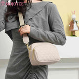 Cowhide Leather Crossbody Sling Bag Multi-layer Pocket Messenger Handbag