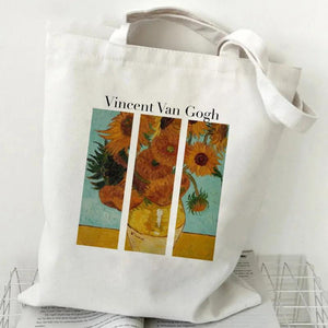 Canvas Tote Bag Large Capacity Shoulder Handbag Summer Shopper Bookbag