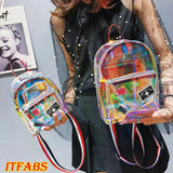 Clear Jelly Shoulder Beach Bag Transparent Handbag Tote