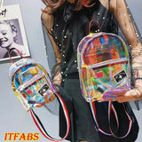 Clear Jelly Shoulder Beach Bag Transparent Handbag Tote