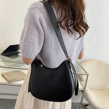 Women's PU Leather Shoulder Bag Retro Classic Purse Handbag Clutch
