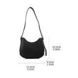 Women's PU Leather Shoulder Bag Retro Classic Purse Handbag Clutch
