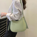 Women's PU Leather Shoulder Bag Retro Classic Purse Handbag Clutch