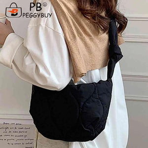 Crossbody Bags Autumn Winter Dumpling Bags Large Capacity Casual