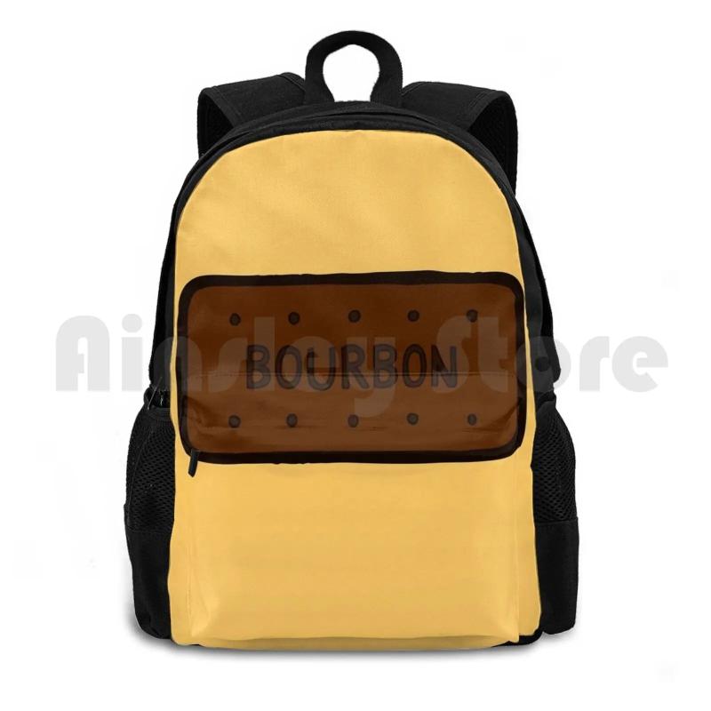 Chocolate Bourbon Biscuit Hiking Backpack Waterproof Camping Travel