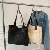 Large Capacity Casual Canvas Shopping Bag