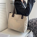 Large Capacity Casual Canvas Shopping Bag