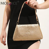 Aluminium Rhinestones Pattern Evening Clutch Bag