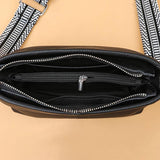 Retro Mini Shoulder Messenger Bag, Small Crossbody Bag Wide Fabric S