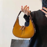 Suede Small Shoulder Bags For Women Winter Party Tote Purse Hobo Ladies Handbags
