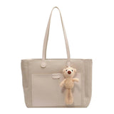 Patchwork Shoulder Bags For Women Large Capacity Canvas Handbags Cloth Totes