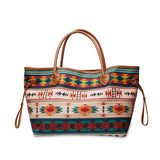 Ground Leopard Women Casual Canvas Handbag Leopard Print Canvas Tote Bag