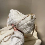 Cloud Lamb Maomao Bag for Women Plush Cross-body Handbag