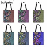 Polynesian Style Totem Handbag Canvas Shoulder Bag