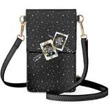 Poker Rose Arrow Phone Bag Stylish Satchel Organizer