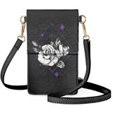 Poker Rose Arrow Phone Bag Stylish Satchel Organizer