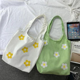 Women's Canvas Shoulder Bag Large Tote Shopper Bags Fabric Handbag