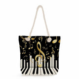 Music Note Print Shoulder Bags For Women